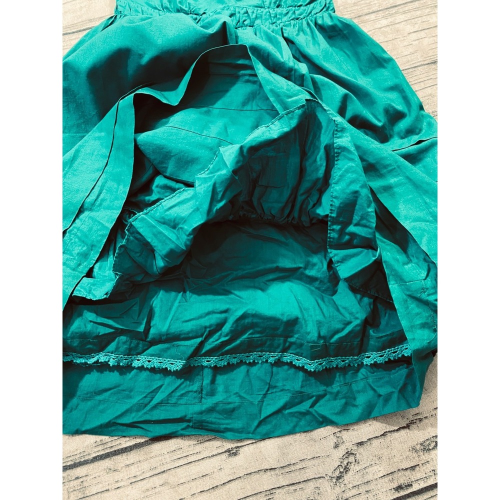Maeve Height of Summer Strapless Cotton Dress Sz 8 Cottage Feminine Retro - Picture 9 of 13
